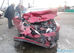 В Отрадненском районе при столкновении автомобилей пострадали пятеро