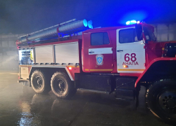 Склады на площади почти 500 квадратных метров загорелись в Анапе