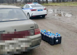 72 литра домашнего вина уместил в «ВАЗ» хитрый житель Армавира 