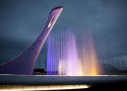 Фонтан в Олимпийском парке остановлен на плановый ремонт