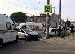 Помощь спасателей потребовалась пострадавшим в ДТП краснодарцам