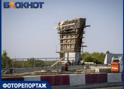 Тяжёлая техника, светящаяся арка и простор для пешеходов: как ведутся строительные работы на Яблоновском мосту между Краснодаром и Адыгеей