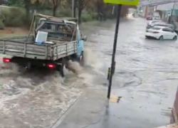 Краснодар снова утонул после очередного ливня 