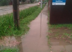 На Кубани из-за сильного ливня подтопило 15 домов 