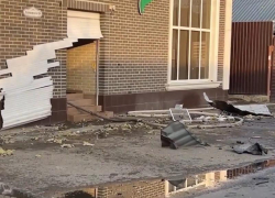 Появилось видео атакованного беспилотниками ВСУ дома в Краснодаре 