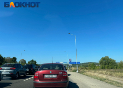 Авто встали в 10-километровом заторе на трассе М-4 «Дон» под Горячим Ключом