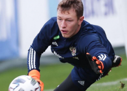 Вратарь «Краснодара» Сафонов провел первую тренировку в составе сборной России