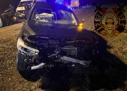 В Краснодарском крае в столкновении иномарок погиб мужчина