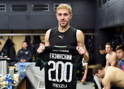 Полузащитник Газинский сыграл 200-й матч за ФК «Краснодар»