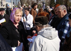 Единороссы превратили протест кубанских рабочих в свой митинг