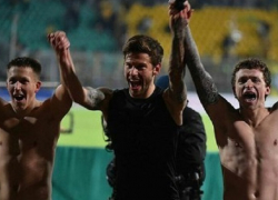 ФК «Краснодар» отпраздновал пивом в раздевалке победу в дерби