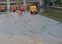 В Краснодаре ликвидируют подтопление: с 47 участков вода откачана, 37 на очереди 