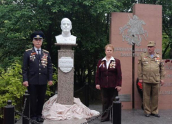 В Краснодаре появился бюст маршала Жукова