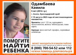Третьи сутки в Краснодарском крае ищут пропавшую 9-летнюю Камилу 