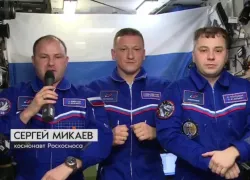 «В единстве - сила нашей Родины»: выпускник Краснодарского авиаучилища с борта МКС записал видеопослание