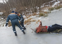 В Краснодарском крае рыбак провалился под лёд и погиб