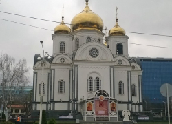  В краснодарском соборе Александра Невского произошел пожар 