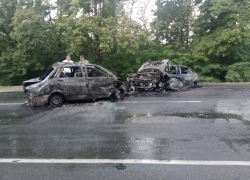 В Краснодарском крае три человека сгорели в ДТП