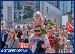 «Русские не сдаются»: уникальные видео и фото «Бессмертного полка - 2022» в Краснодаре