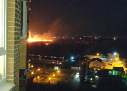 На Гидрострое в Краснодаре произошел пожар