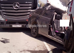 В ДТП с рейсовым автобусом на Кубани погиб мужчина 