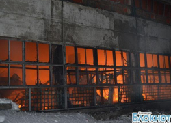 Потушен пожар на краснодарском текстильном складе