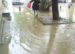 В Темрюкском районе под воду ушли дома и дворы