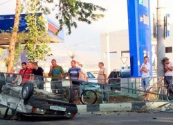В Новороссийске «Форд Фокус» опрокинул «девятку»