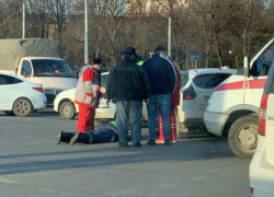 Молодой парень сбил ДПС-ника в Краснодаре