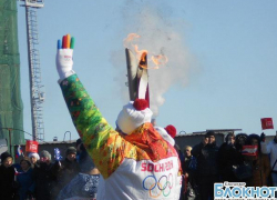 Олимпийский огонь прибыл в Краснодар