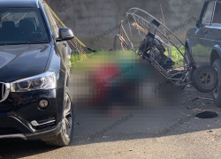 В Хадыженске два человека погибли при крушении параплана на авто