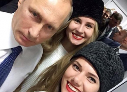 Селфи с Путиным опубликовала финалистка «Мисс Россия»