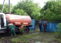 В Отрадненском районе из-за сильного дождя подтопило дома