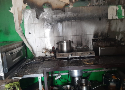 В Анапе два человека пострадали при пожаре в кафе Best Food