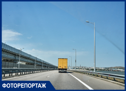 Краснодарец снял Крымский мост в день независимости Украины