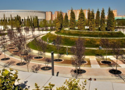  Парк Сергея Галицкого «Краснодар» с мокро-сухим водоемом, фонтанами и амфитеатром открылся 