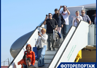 Его ждали три года: как прошла встреча самолета в аэропорту Краснодара 