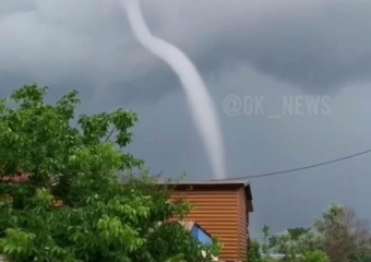 На Черноморском побережье зафиксировали несколько смерчей