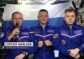 «В единстве - сила нашей Родины»: выпускник Краснодарского авиаучилища с борта МКС записал видеопослание
