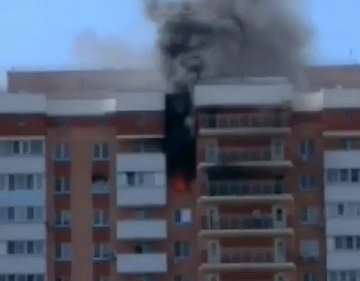 В Краснодаре загорелась квартира в районе «Красной площади»