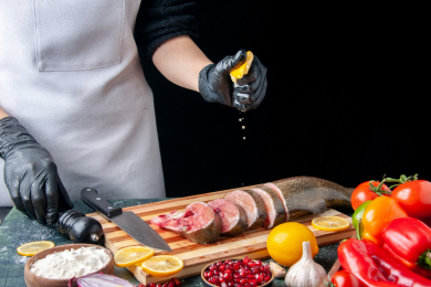 Повар в магазин рыбы и морепродуктов, з/п 40-45т.р