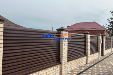 Производство заборов-жалюзи. Компания «Гибмастер» - 