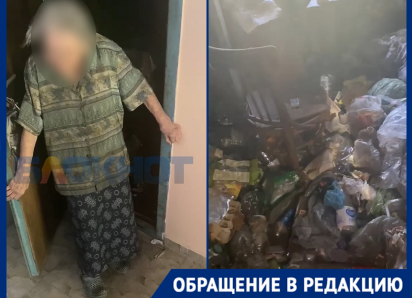 «Нужна помощь волонтеров»: жильцы краснодарской многоэтажки пытаются спасти соседку из мусорного ада 