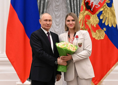 «Лишь в самолете отпускает мандраж»: спортсменка из Краснодара получила госнаграду из рук Путина