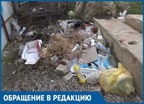 Мусор рядом с нами: Жительница Краснодара пожаловалась на бесконечные свалки под домом