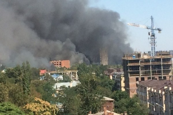 Кубань помогает Ростову-на-Дону в тушении крупного пожара