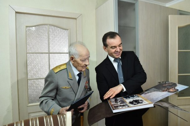 Ветерана на Кубани со столетнем юбилеем поздравил Владимир Путин