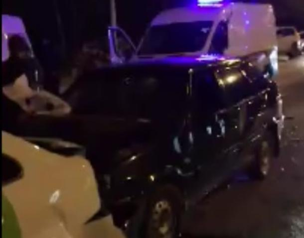 В Краснодаре пьяный водитель с женой пытался скрыться с места ДТП