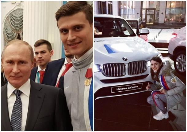 «Почему «Весту» не подарили?»: новыми BMW и орденами наградили призеров Олимпиады сочинцев Забияко и Энберта