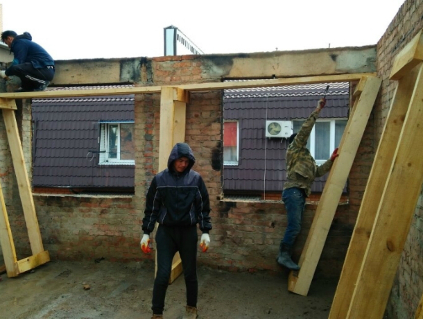 В краснодарском самострое на Прокофьева отремонтировали первую квартиру